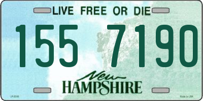NH license plate 1557190