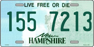 NH license plate 1557213