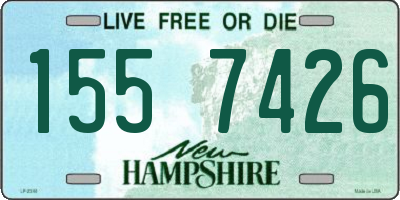NH license plate 1557426