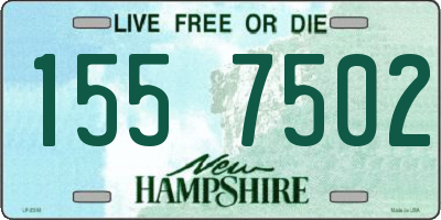 NH license plate 1557502
