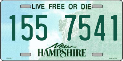 NH license plate 1557541