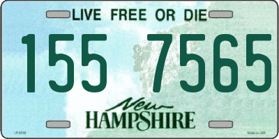NH license plate 1557565