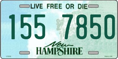 NH license plate 1557850