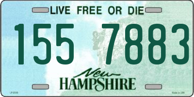 NH license plate 1557883