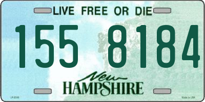 NH license plate 1558184