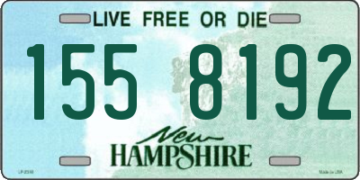 NH license plate 1558192