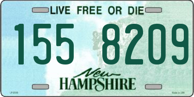 NH license plate 1558209