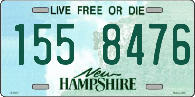 NH license plate 1558476