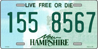 NH license plate 1558567