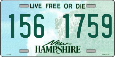 NH license plate 1561759
