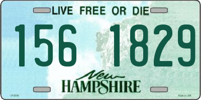 NH license plate 1561829