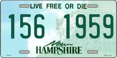 NH license plate 1561959