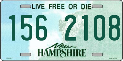 NH license plate 1562108