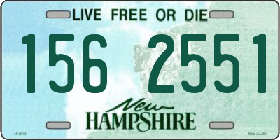 NH license plate 1562551