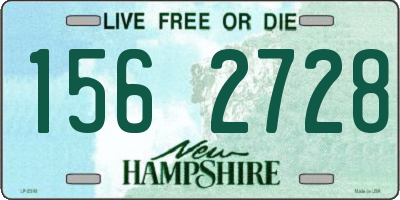 NH license plate 1562728