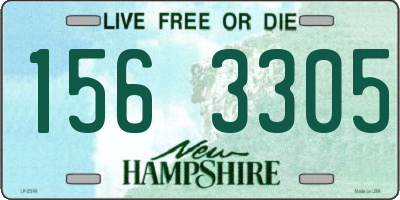 NH license plate 1563305