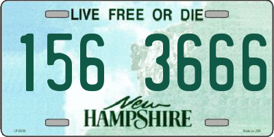 NH license plate 1563666