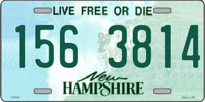 NH license plate 1563814