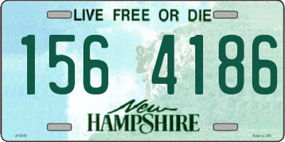 NH license plate 1564186