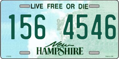 NH license plate 1564546