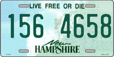 NH license plate 1564658