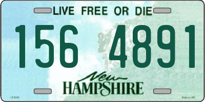 NH license plate 1564891