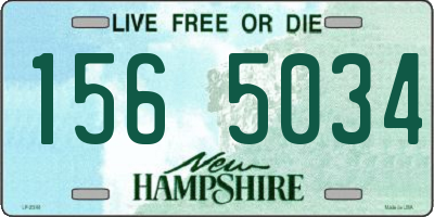 NH license plate 1565034