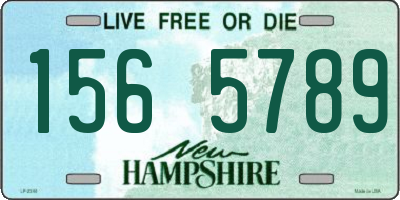 NH license plate 1565789