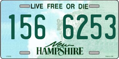 NH license plate 1566253