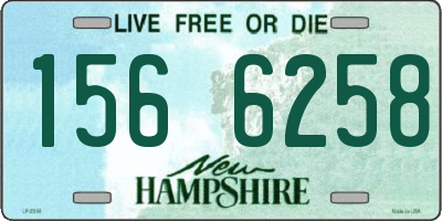 NH license plate 1566258