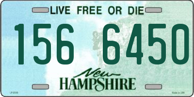 NH license plate 1566450
