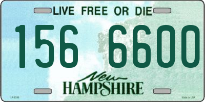 NH license plate 1566600