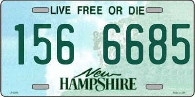 NH license plate 1566685