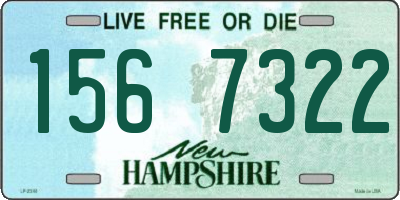 NH license plate 1567322