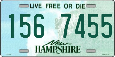 NH license plate 1567455