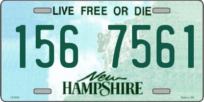 NH license plate 1567561