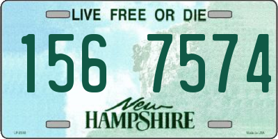NH license plate 1567574