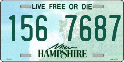 NH license plate 1567687