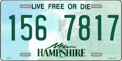 NH license plate 1567817