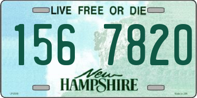 NH license plate 1567820