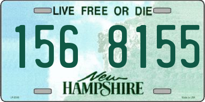 NH license plate 1568155