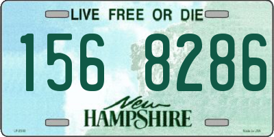 NH license plate 1568286