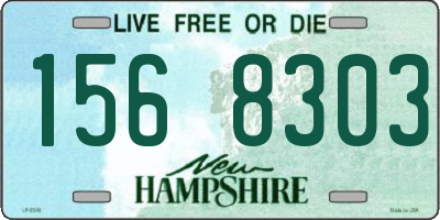 NH license plate 1568303