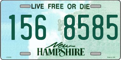 NH license plate 1568585
