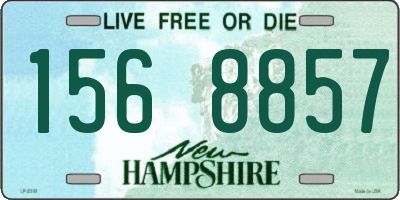 NH license plate 1568857