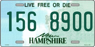 NH license plate 1568900
