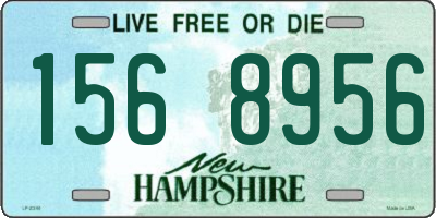 NH license plate 1568956