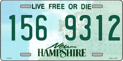 NH license plate 1569312