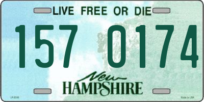 NH license plate 1570174