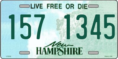 NH license plate 1571345